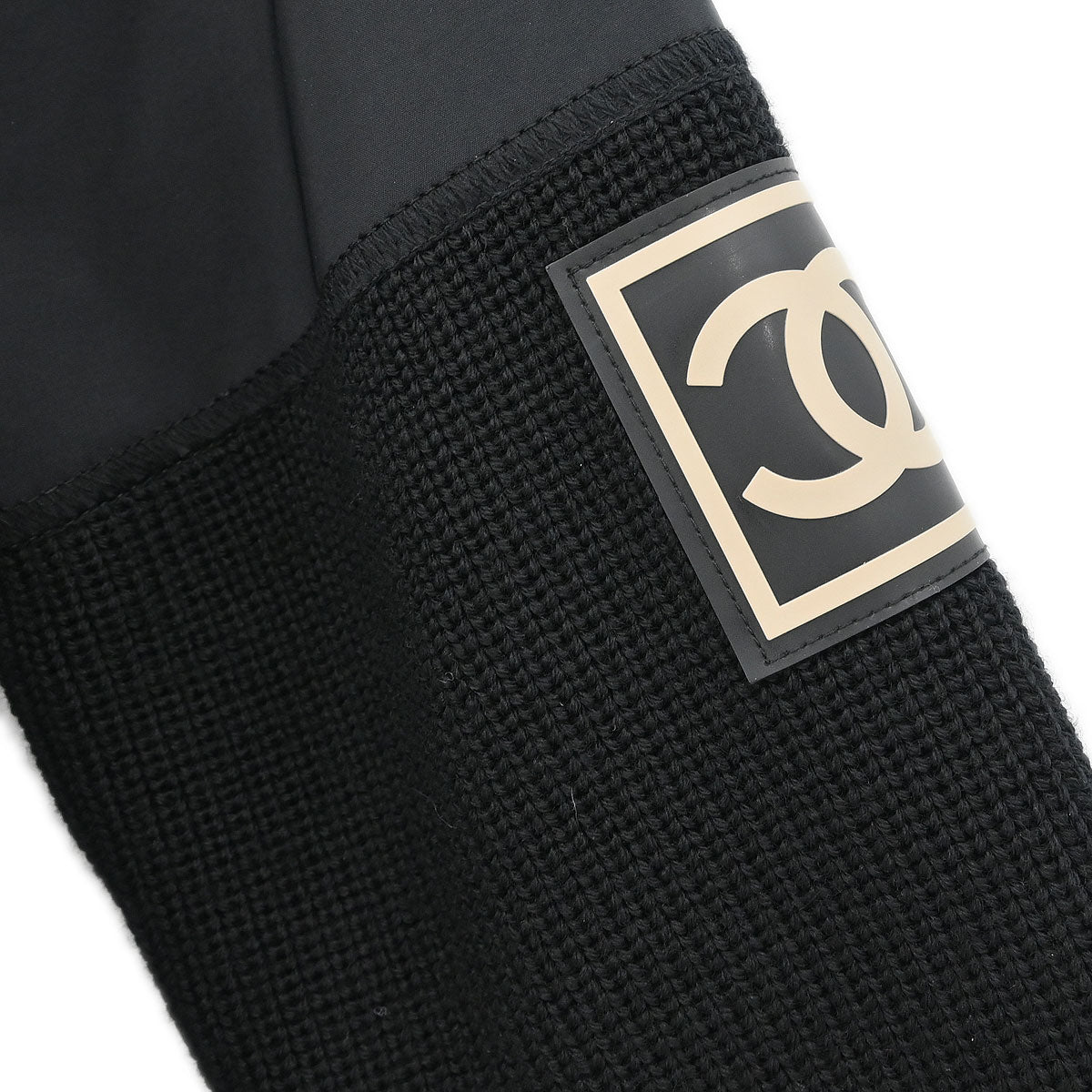 Chanel 2002 Sport Line Zip Up Jacket Black #38