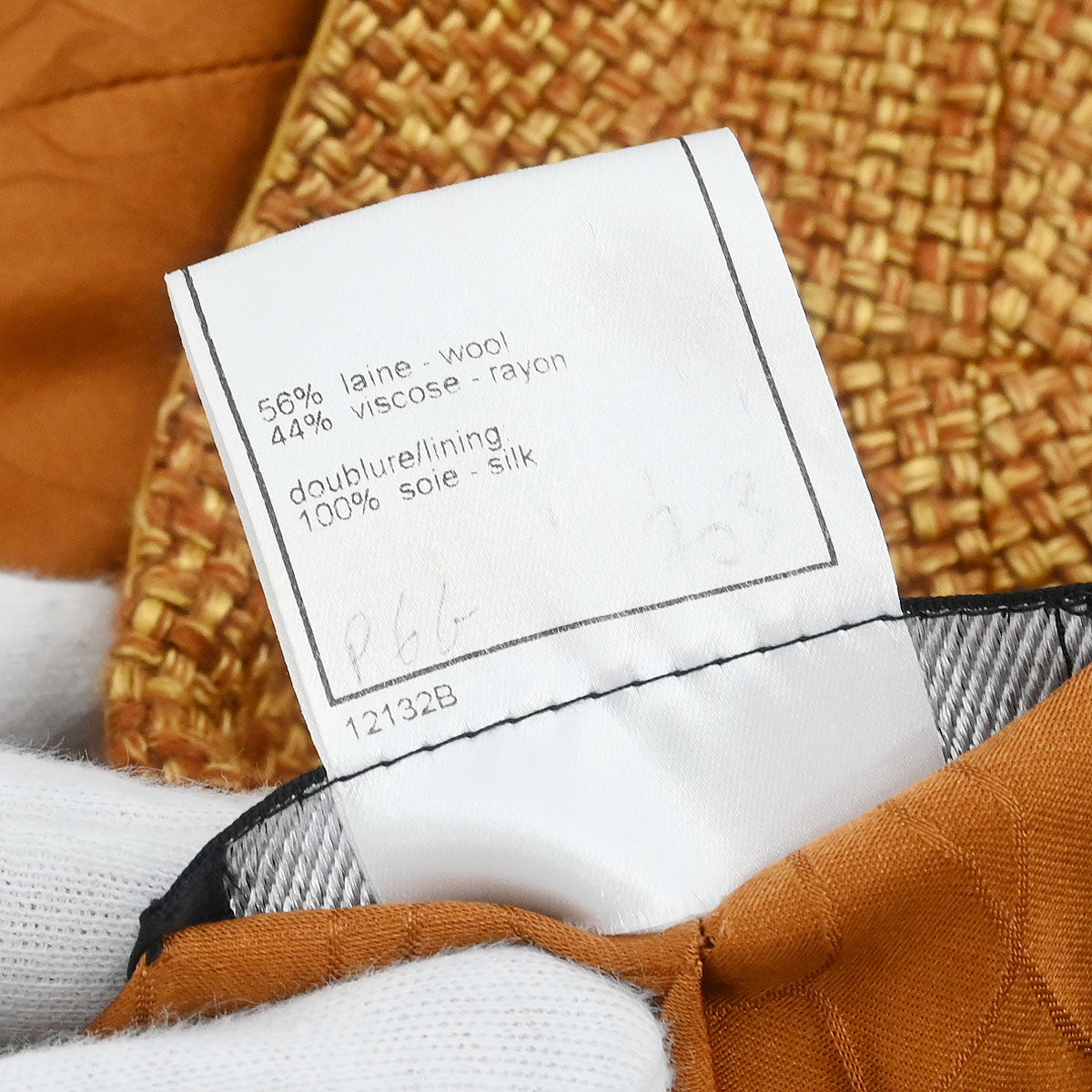 Chanel 2001 Single Breasted Collarless Jacket Brown 01A #42