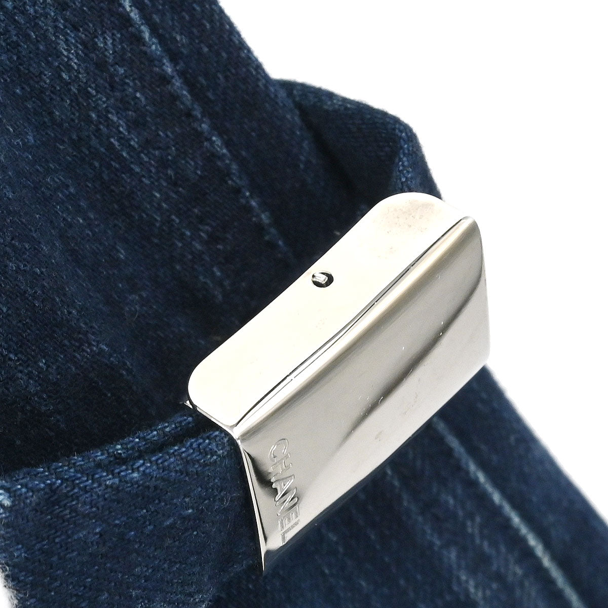 Chanel 2006 Long Denim Pants Indigo #34