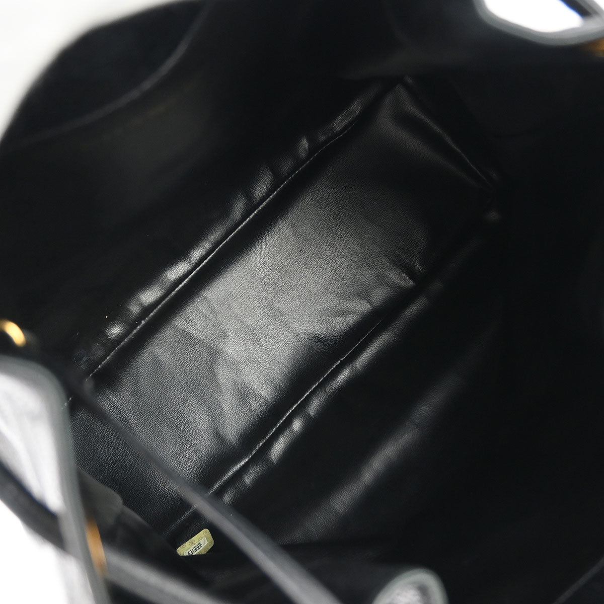 Chanel 1996-1997 Black Caviar Triple CC Drawstring Shoulder Bag