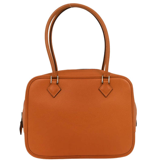 Hermes Orange Epsom Mini Plume Handbag