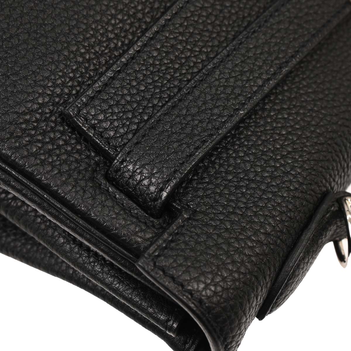Hermes Black Togo Kelly 32 Retourne Handbag