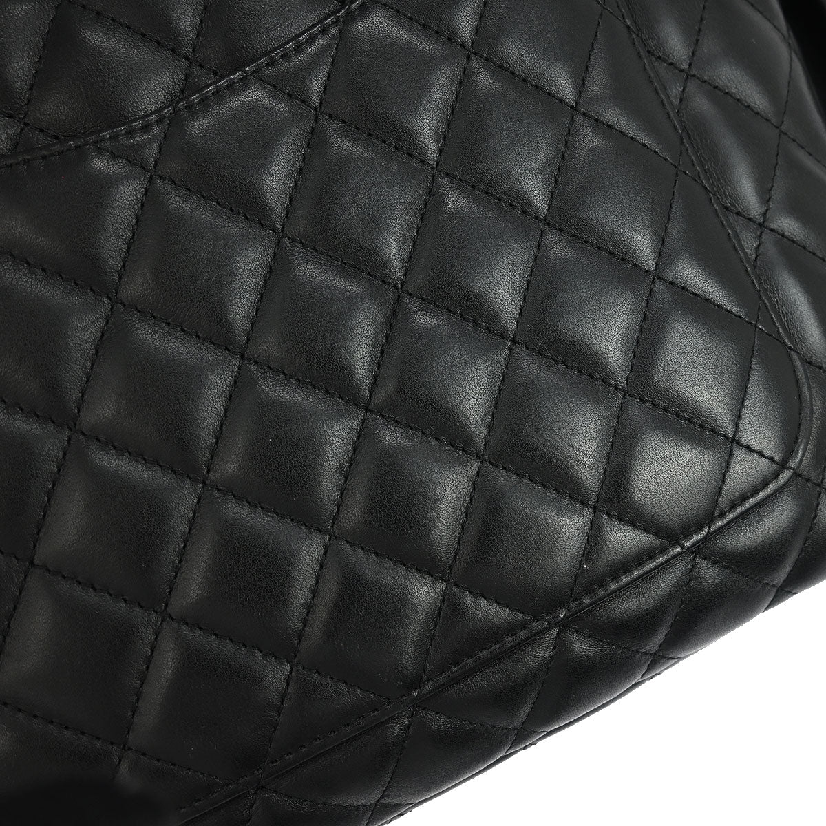 Chanel Black Calfskin Cambon Ligne Reporter Bag