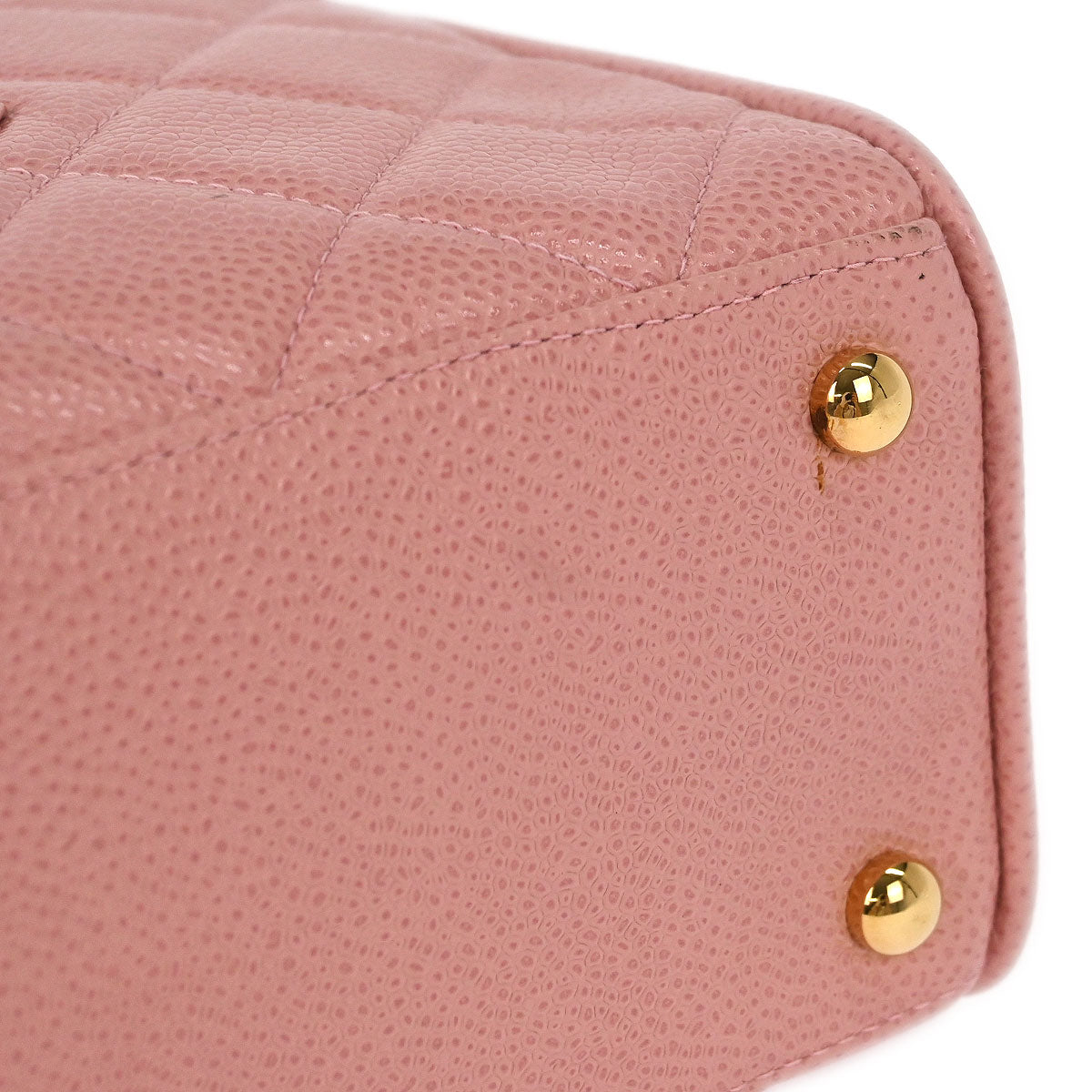 Chanel 2003-2004 Pink Caviar Bowling Bag