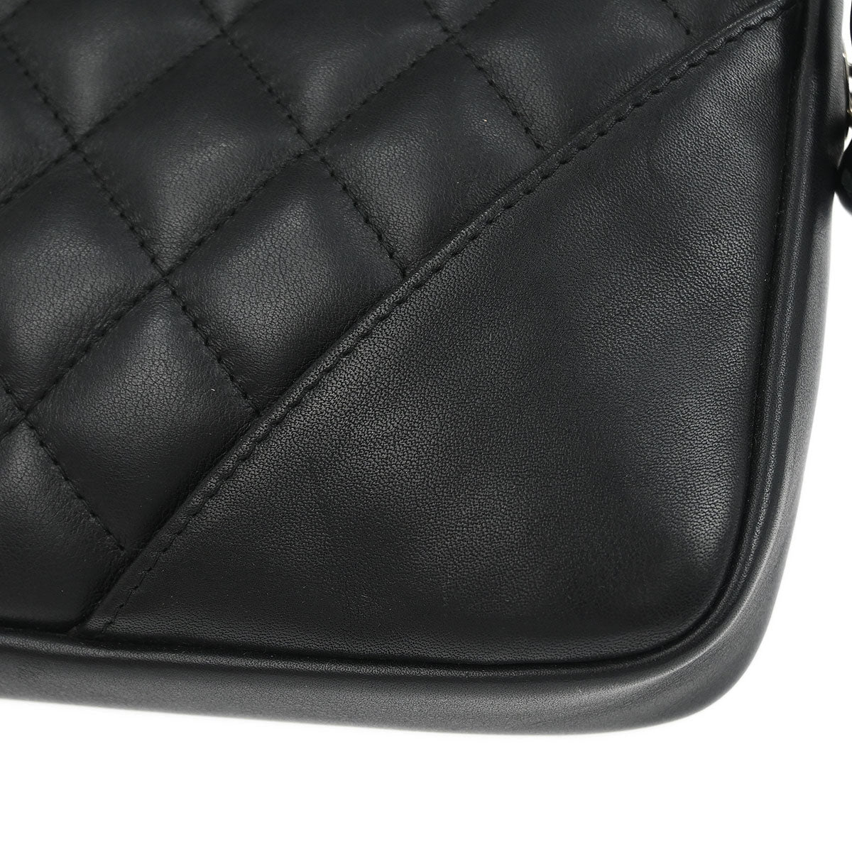 Chanel Black Calfskin Cambon Ligne Handbag