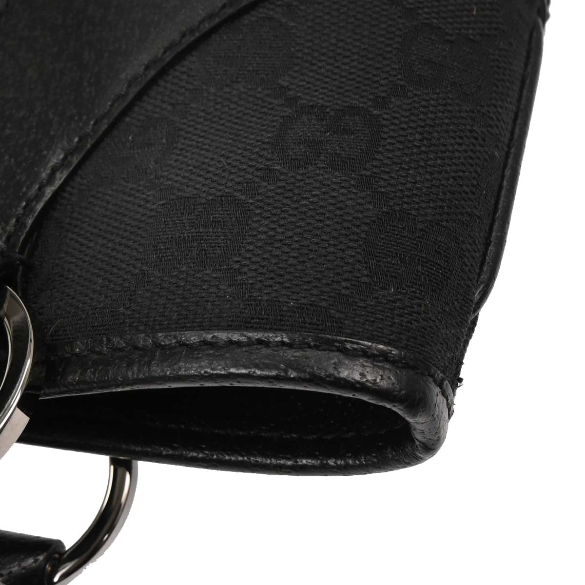 Gucci Black Canvas GG Tote Handbag
