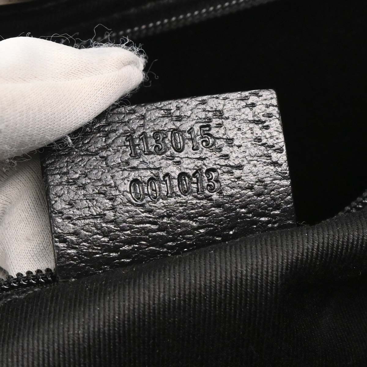 Gucci Black Canvas GG Tote Handbag