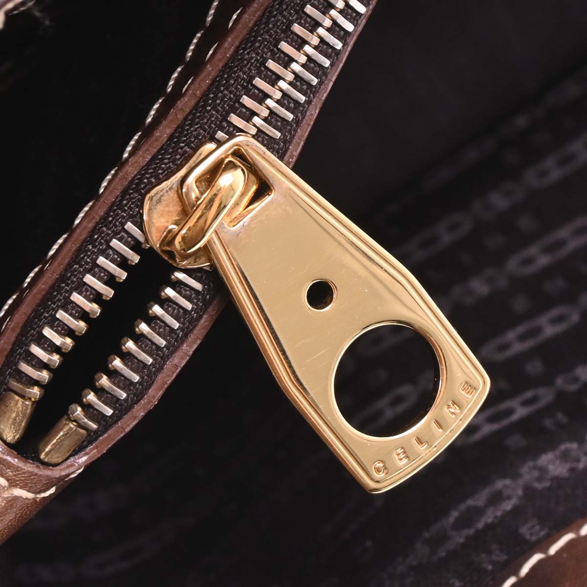 Celine Brown Leather Handbag