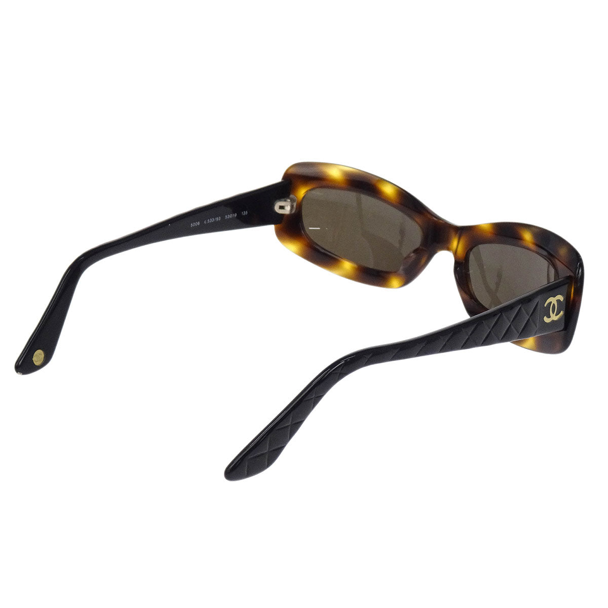 Chanel Sunglasses Eyewear Brown Small Good