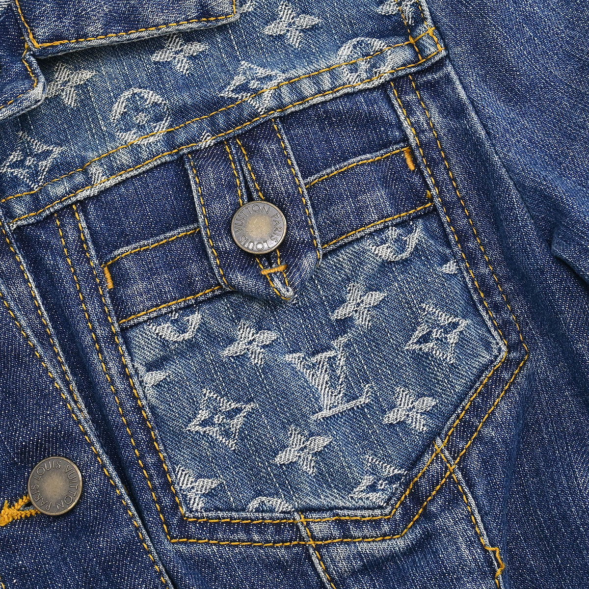 Louis Vuitton 2006 Denim Jacket Blue #36