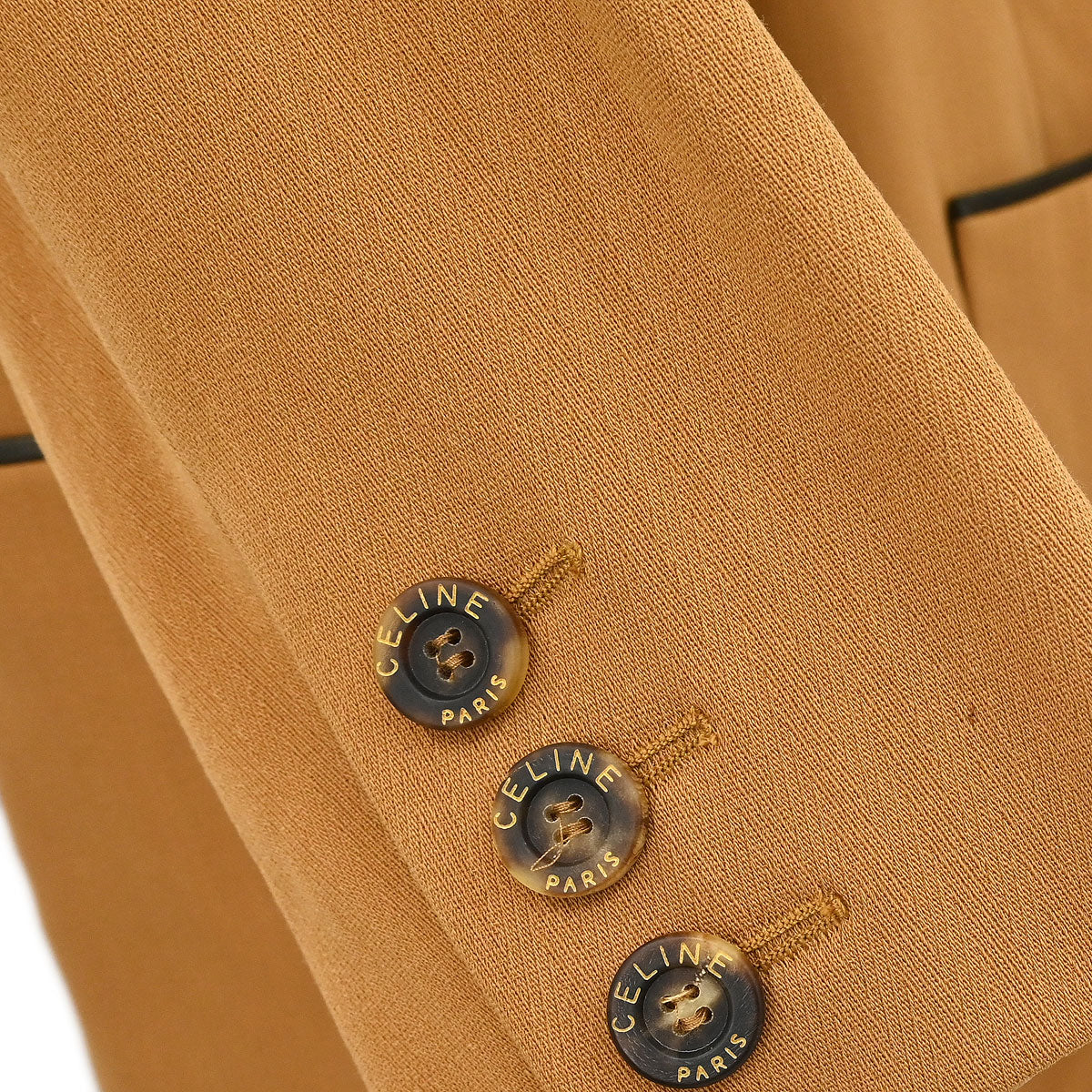 Celine Setup Suit Jacket Skirt Brown #42
