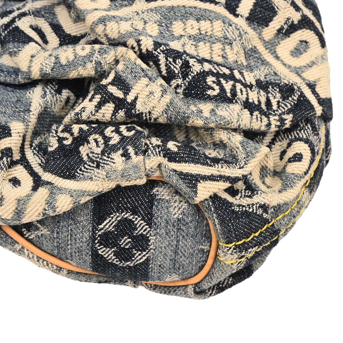Louis Vuitton Blue Monogram Denim Mini Pleaty Raye Handbag M95333