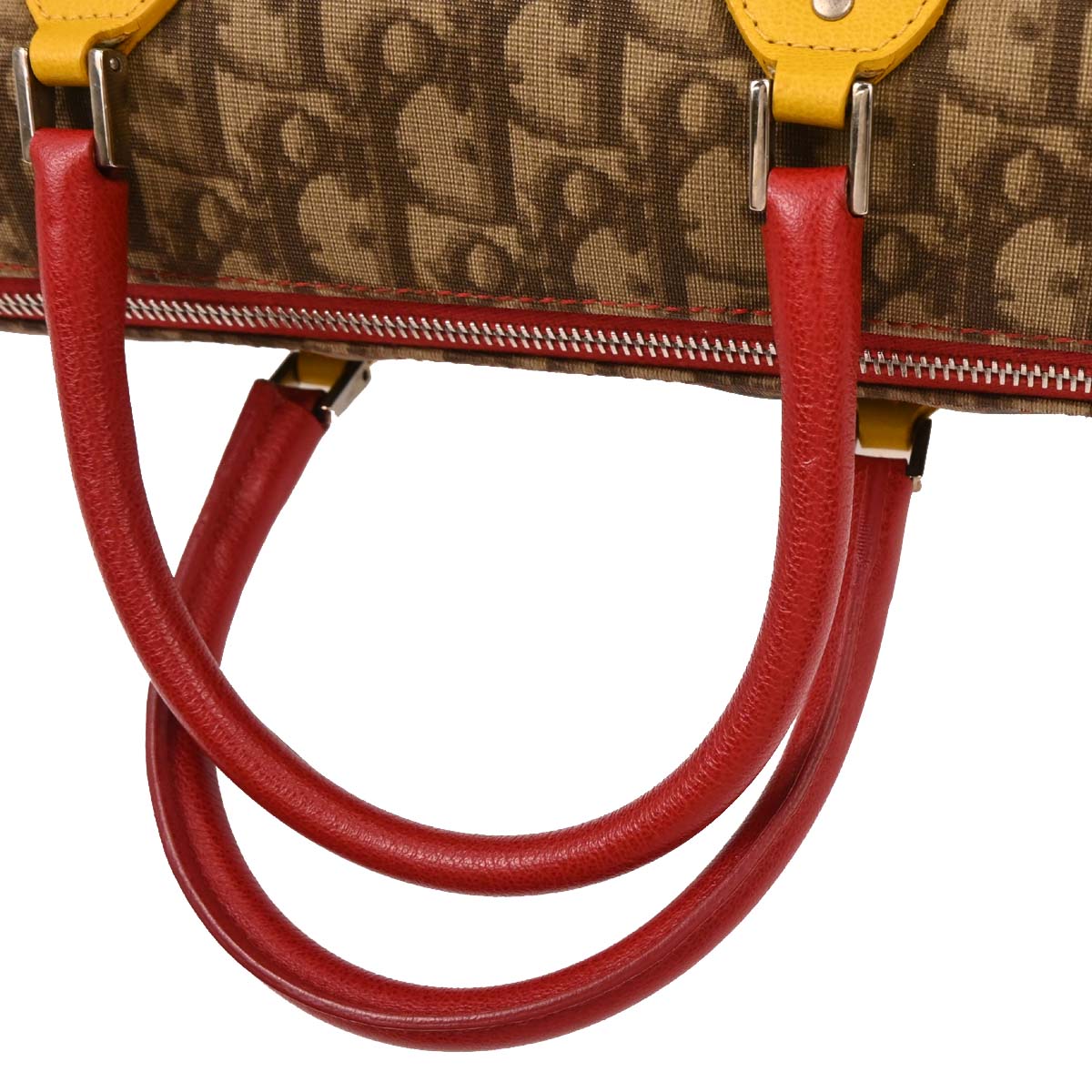 Christian Dior Brown Rasta-Color Trotter Handbag