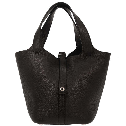 Hermes Cafe Taurillon Clemence Picotin Lock 18 PM Handbag