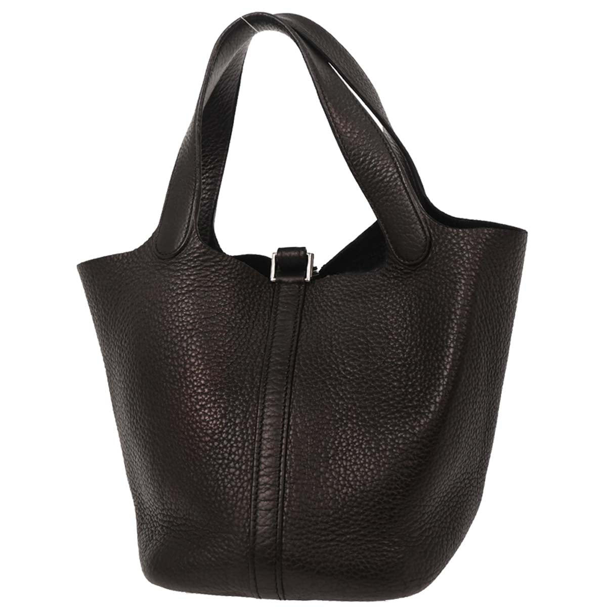 Hermes Cafe Taurillon Clemence Picotin Lock 18 PM Handbag
