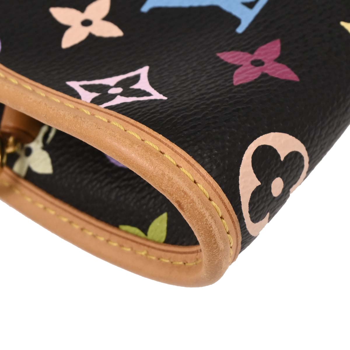 Louis Vuitton Black Multicolor Shirley Handbag M40050