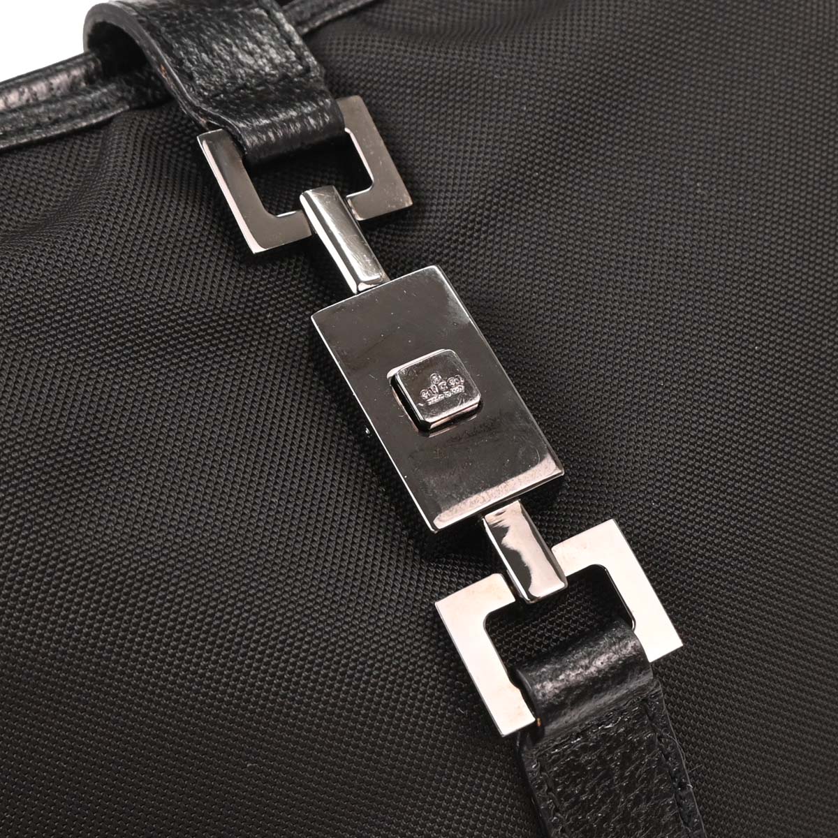 Gucci Black Nylon Jackie Hobo Handbag