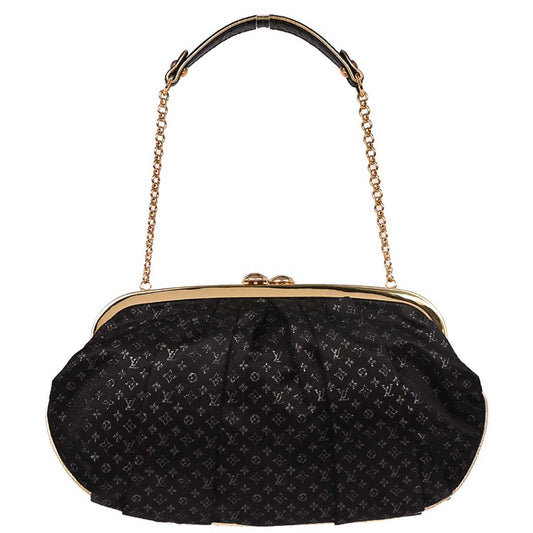 Louis Vuitton * Satin Python Aumoniere Handbag M92062