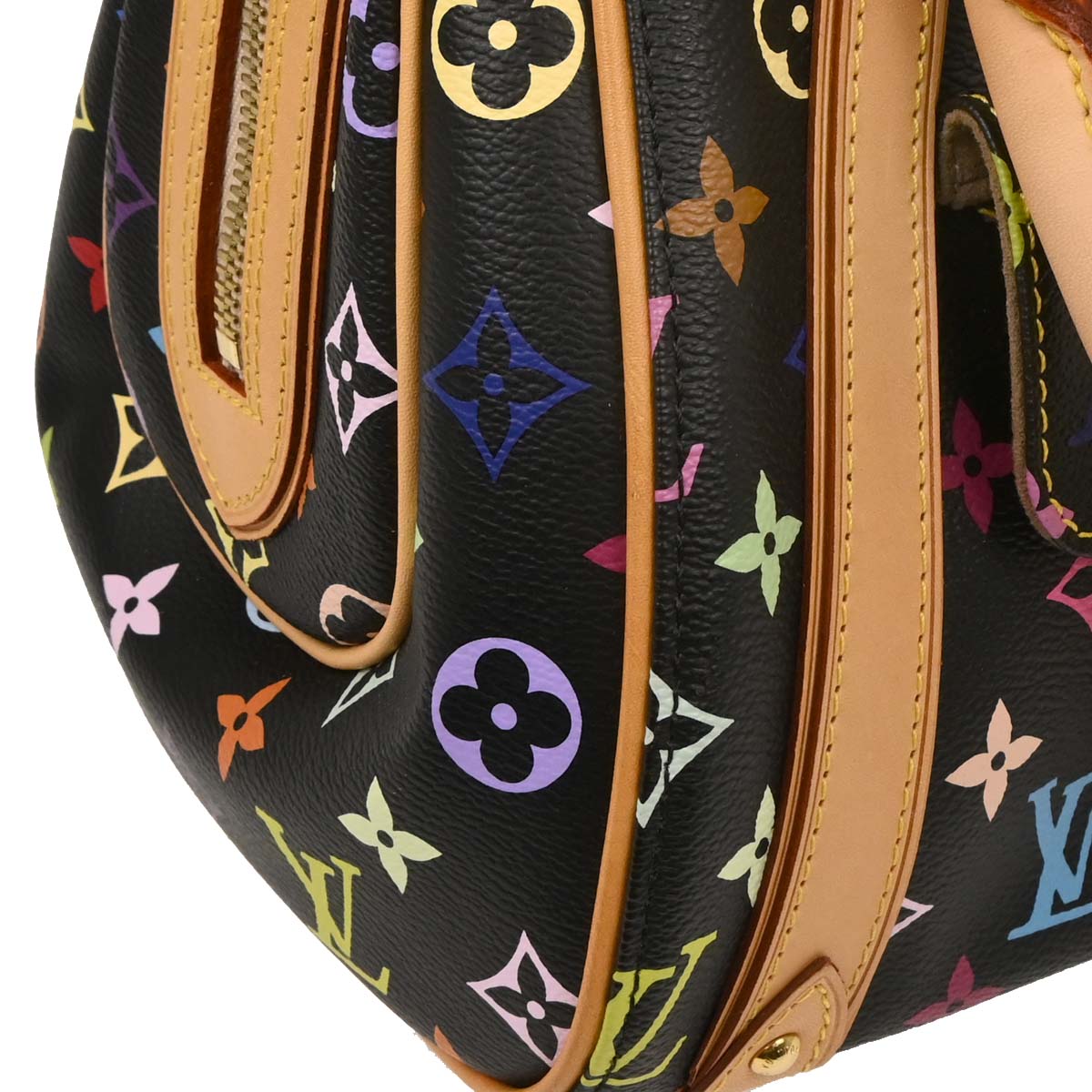 Louis Vuitton Black Monogram Multicolor Priscilla Handbag M40097