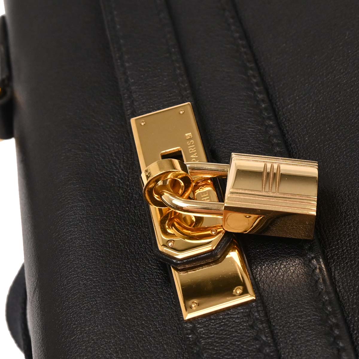 Hermes Black Gulliver Kelly A Dos GM Backpack