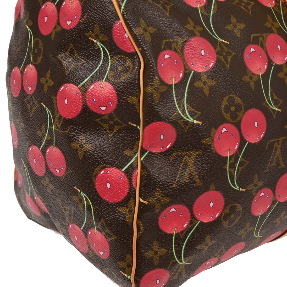 Louis Vuitton Monogram Cherry Keepall 45 Duffle Handbag M95011