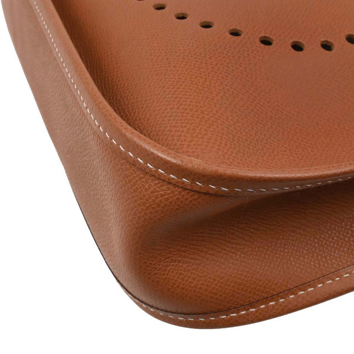 Hermes Cognac Epson Evelyne 2 PM Shoulder Bag