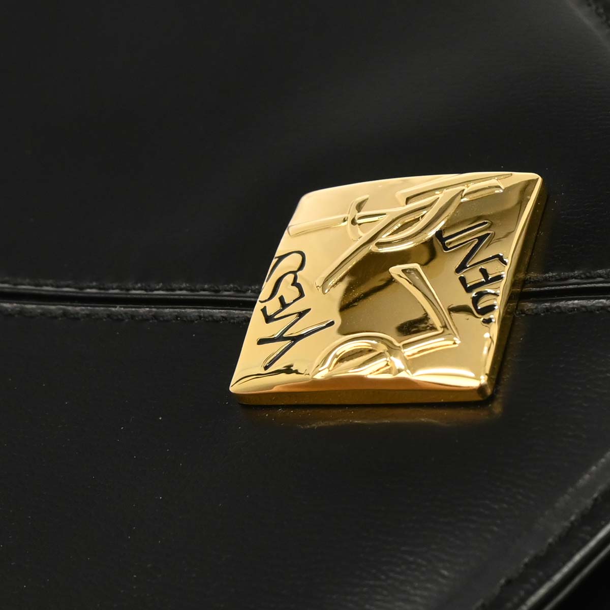 Yves Saint Laurent Black Leather Handbag