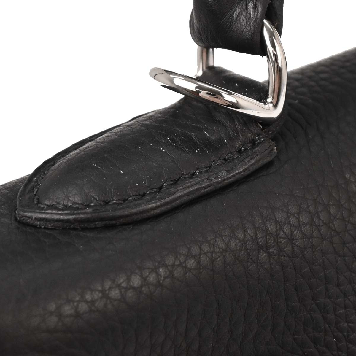 Hermes Black Togo Kelly 32 Retourne 2way Shoulder Handbag