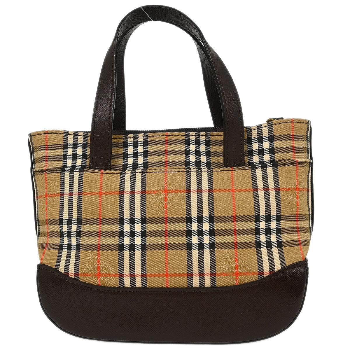 Burberry Beige Brown House Check Tote Bag