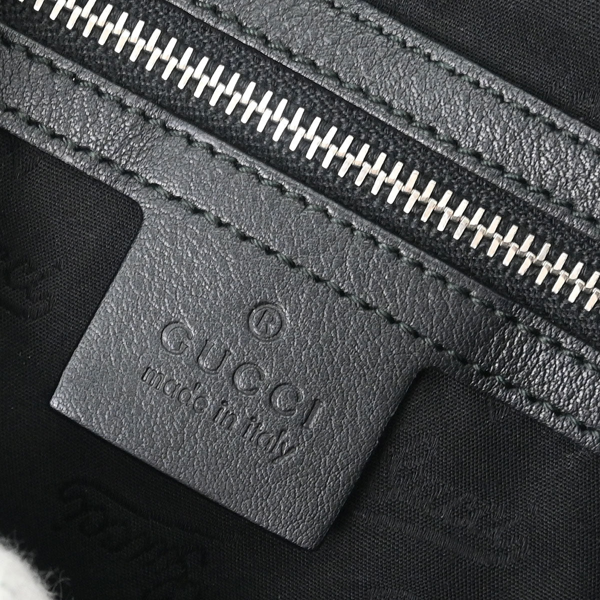Gucci Black GG Twins Guccissima Hobo Bag