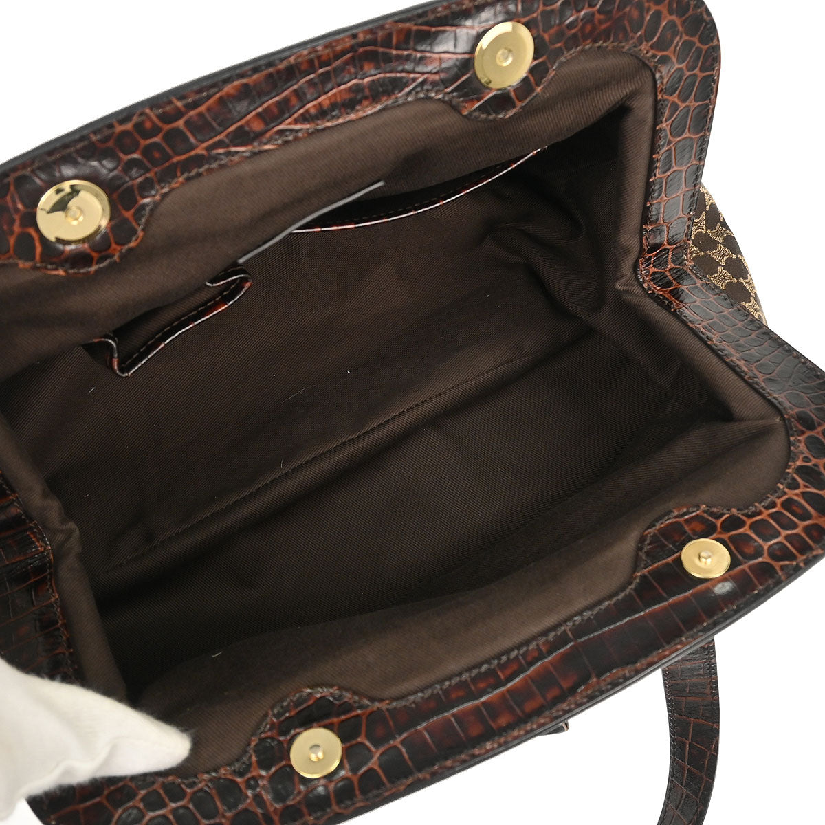 Celine Brown Macadam Handbag