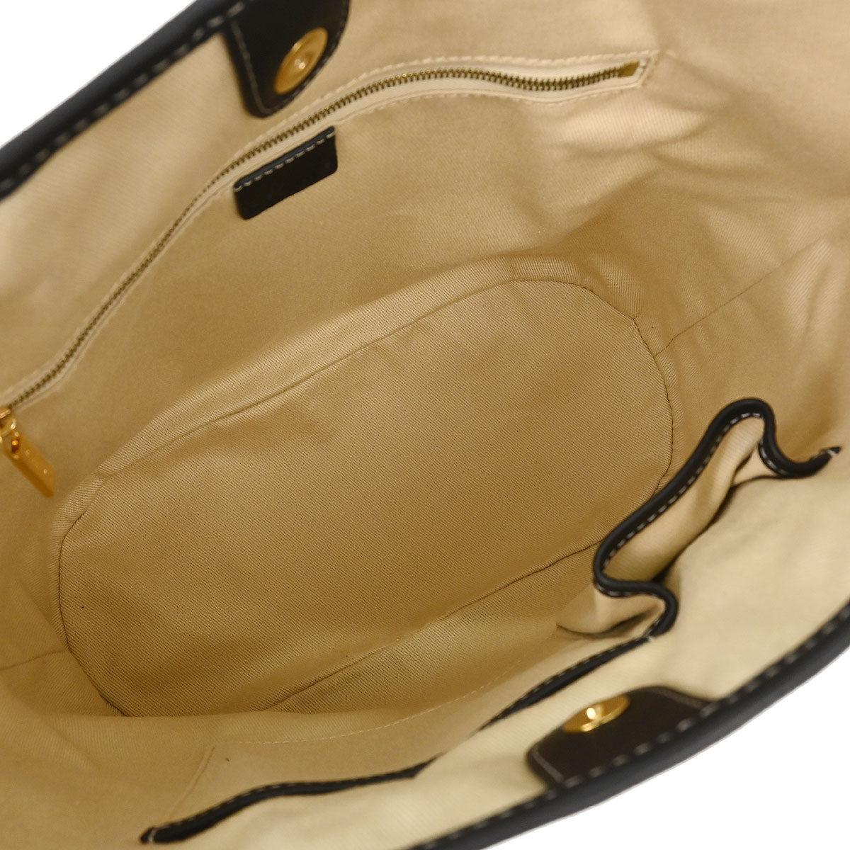 Celine White Brown Macadam Shoulder Bag