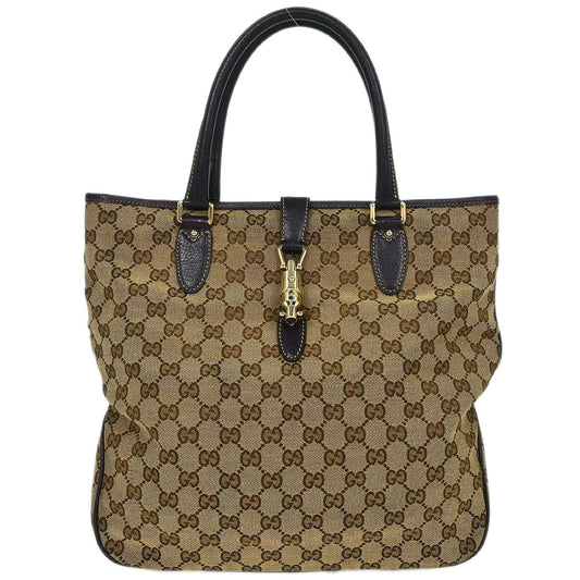 Gucci Brown Beige New Jackie Tote Bag