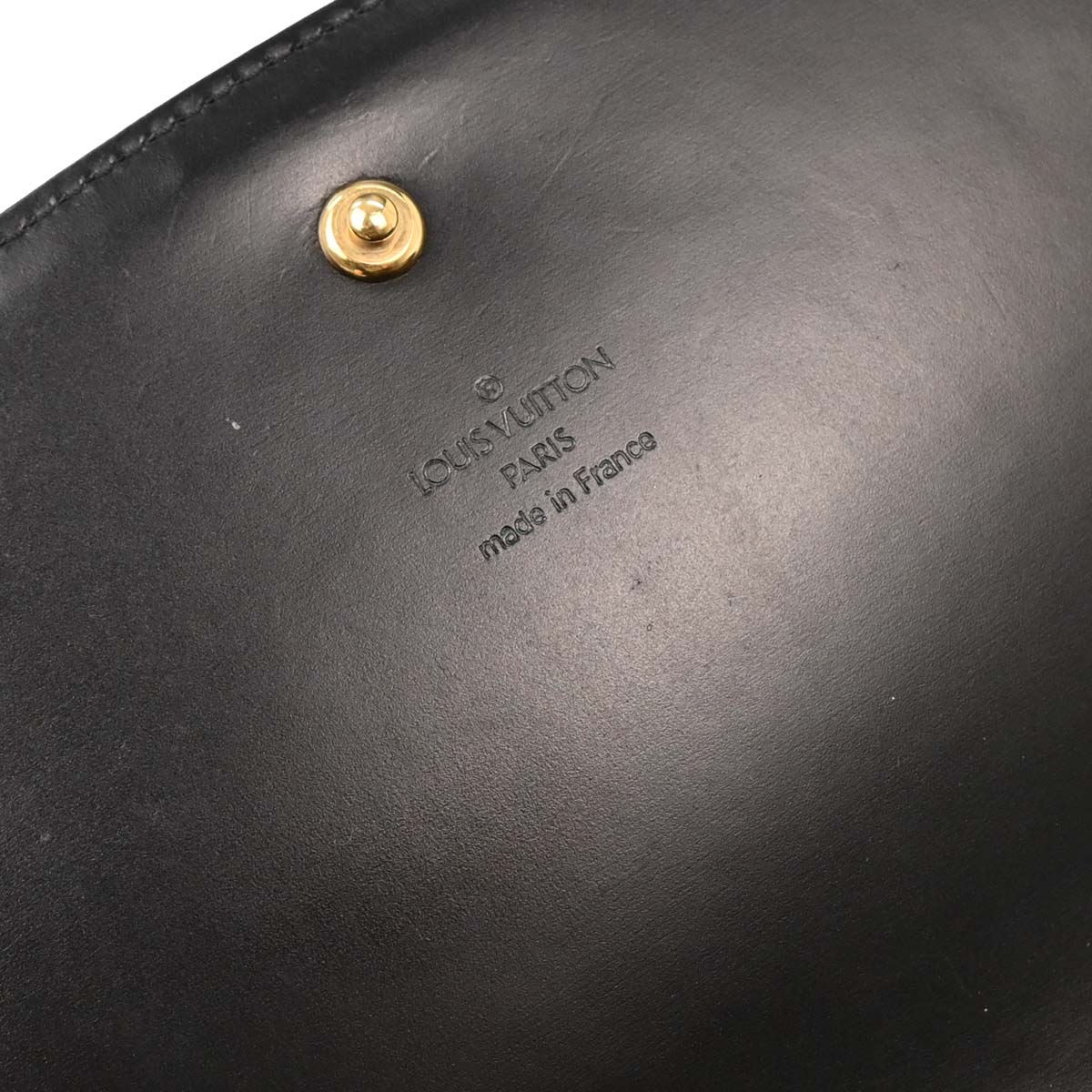 Louis Vuitton Black Opera Aegean Clutch Handbag M63962