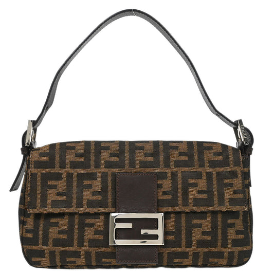 Fendi Brown Zucca Baguette Handbag