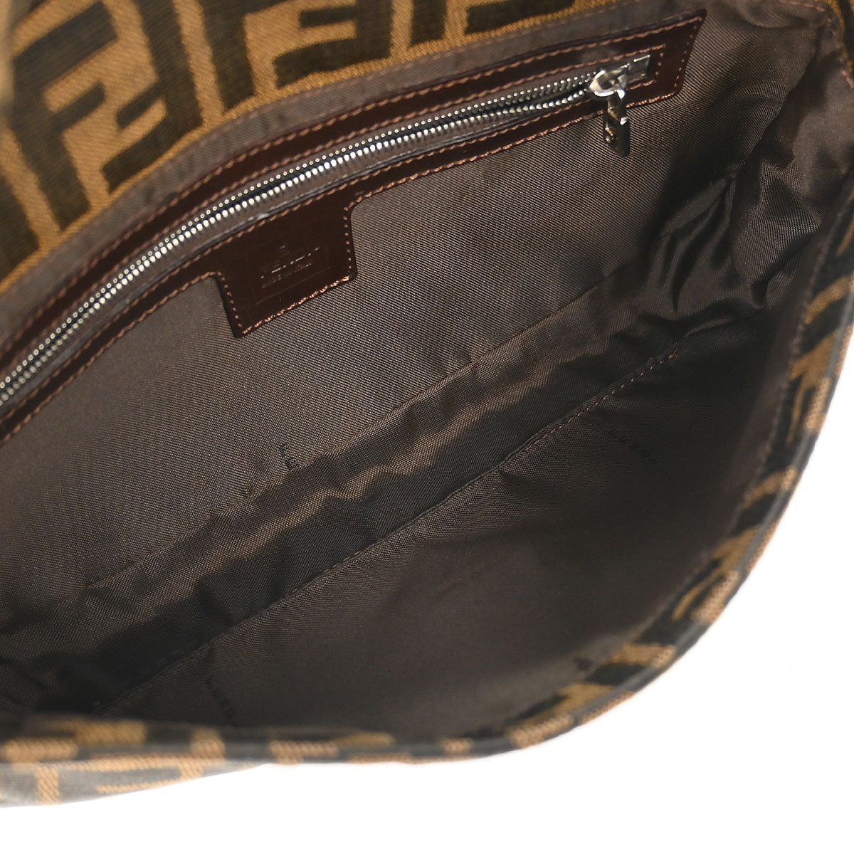 Fendi Brown Zucca Baguette Handbag
