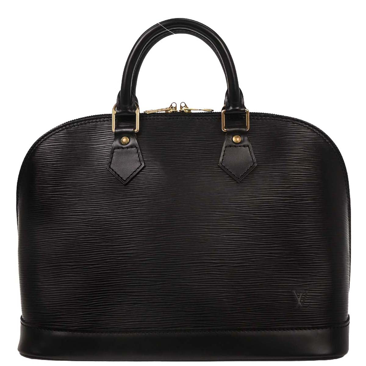 Louis Vuitton Black Epi Alma Handbag M52142