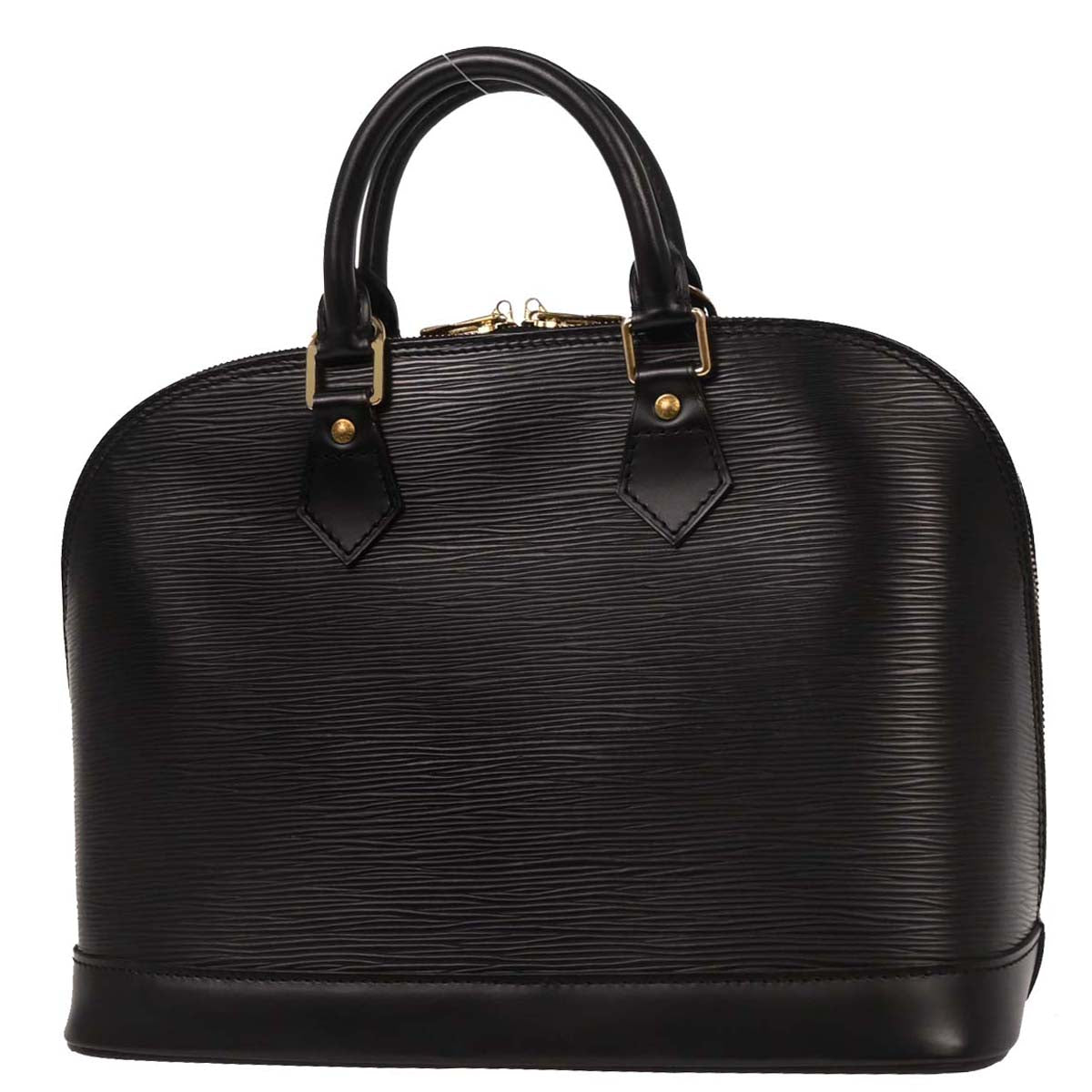 Louis Vuitton Black Epi Alma Handbag M52142