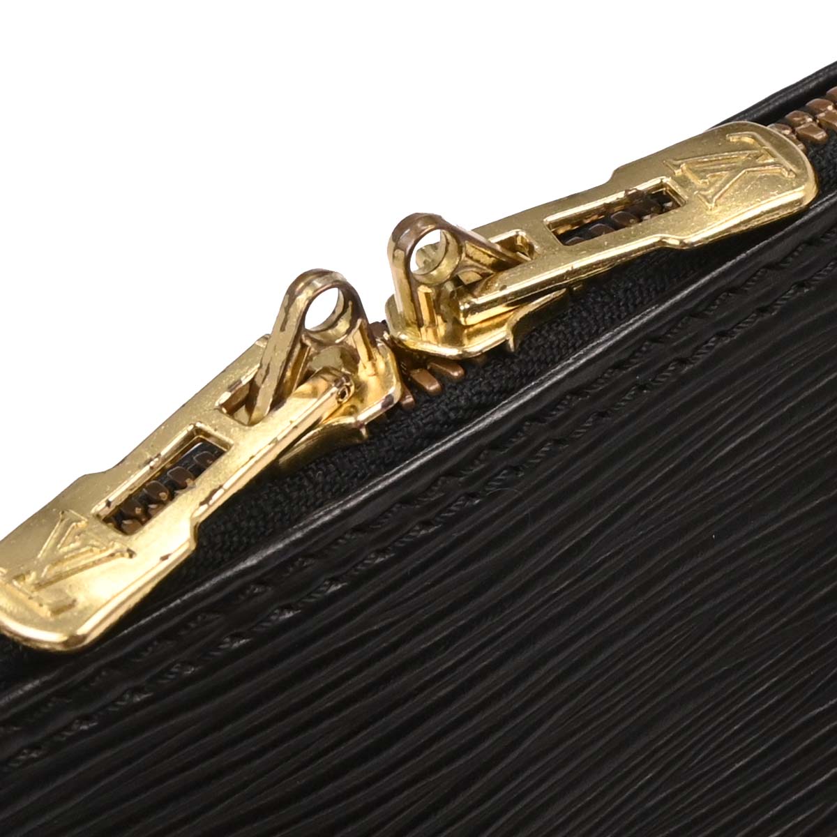 Louis Vuitton Black Epi Alma Handbag M52142