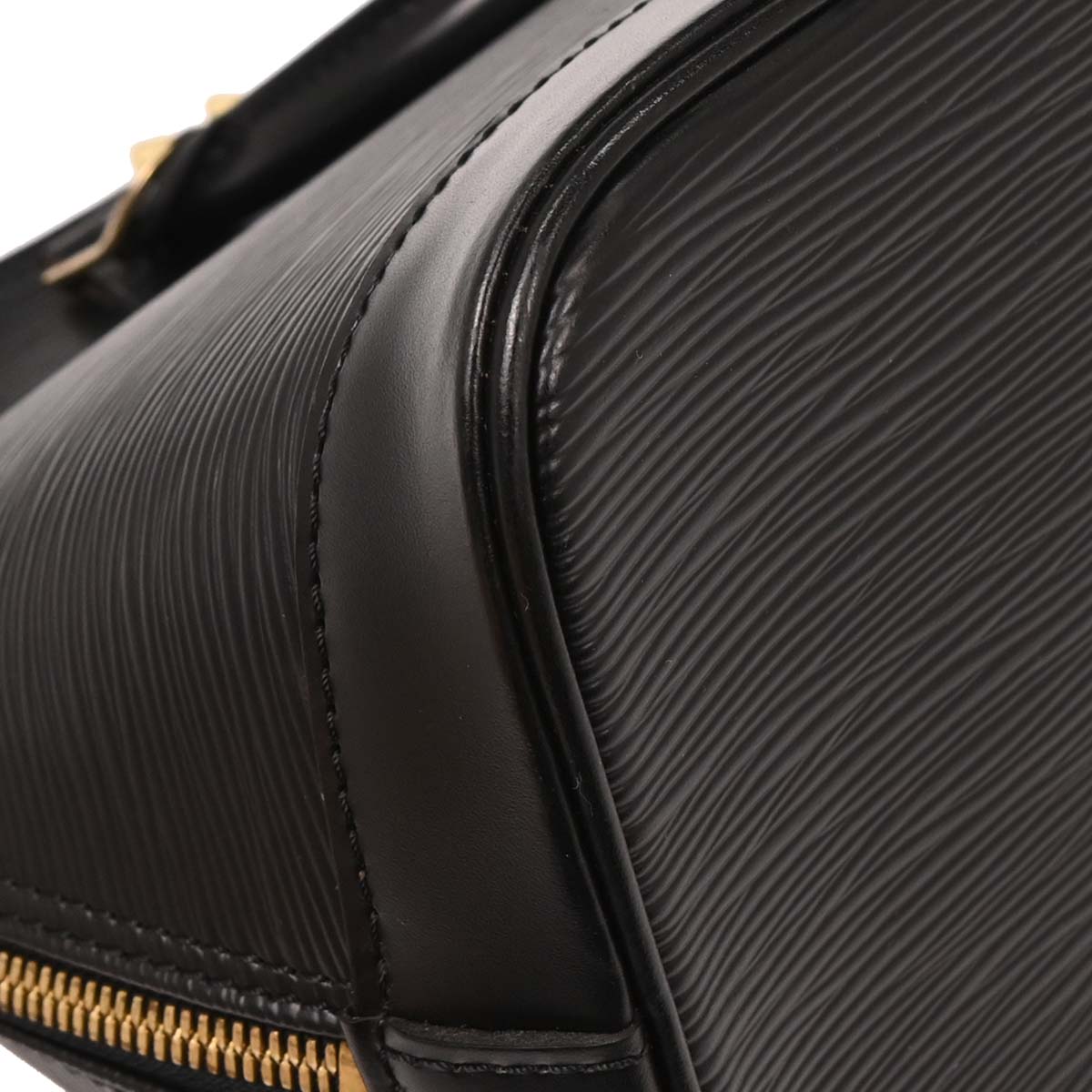 Louis Vuitton Black Epi Alma Handbag M52142