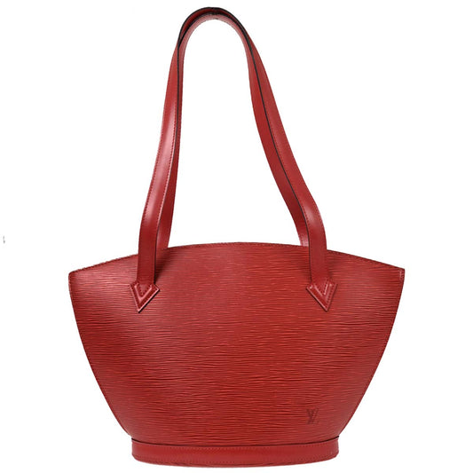 Louis Vuitton Red Epi Saint Jacques Poignee Long Tote Bag M52337