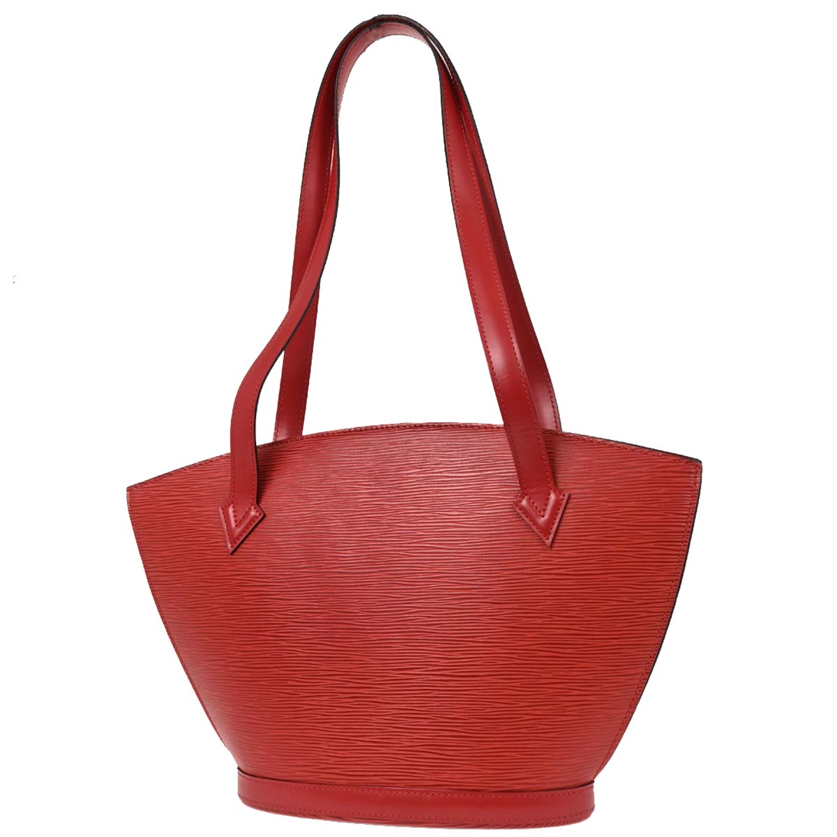 Louis Vuitton Red Epi Saint Jacques Poignee Long Tote Bag M52337