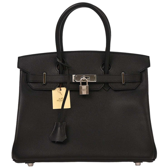 Hermes Black Epsom Birkin 30 Handbag