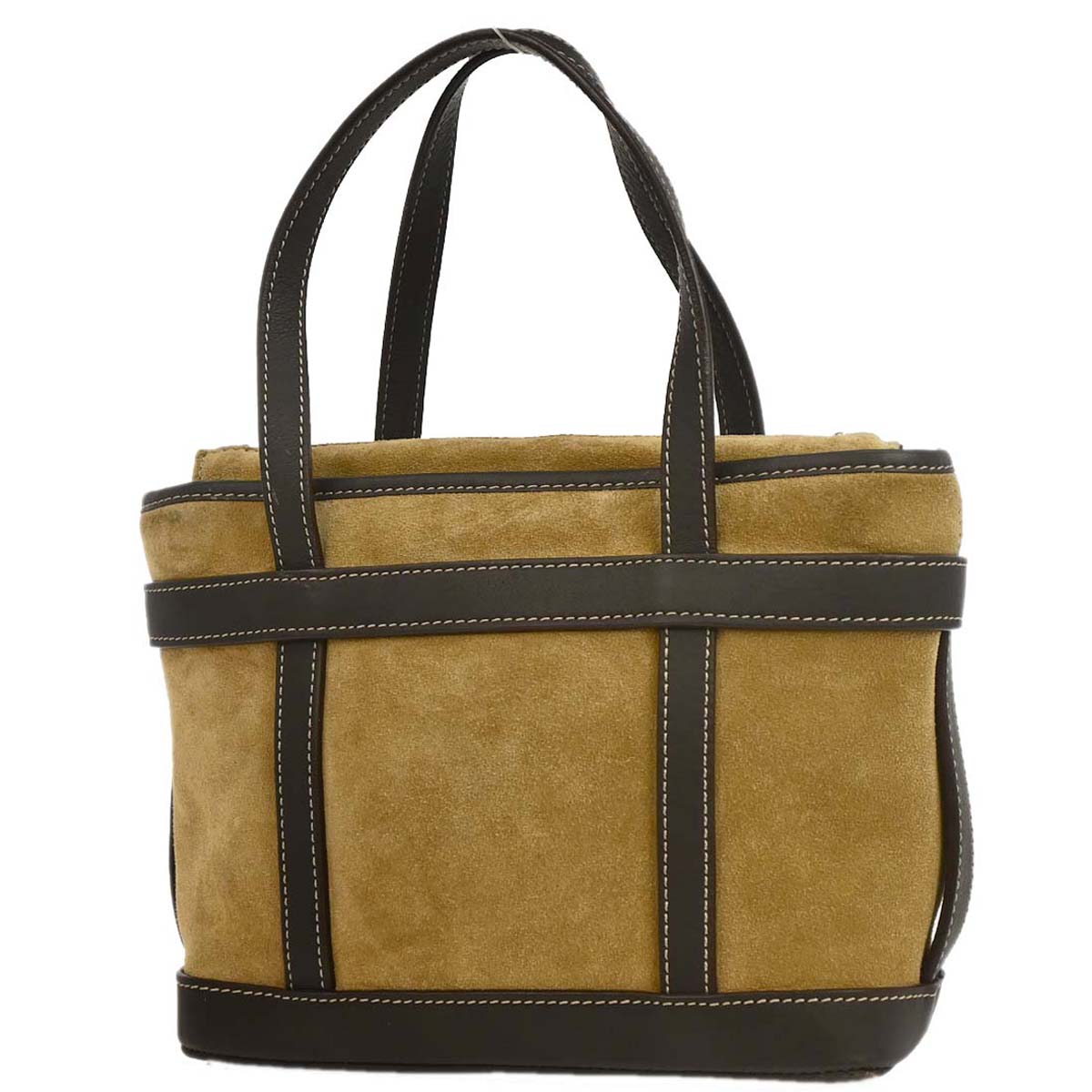 Loewe Beige Suede Tote Handbag
