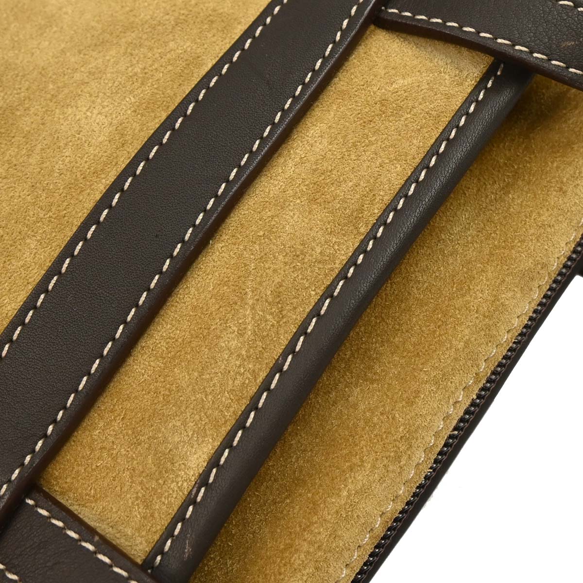 Loewe Beige Suede Tote Handbag