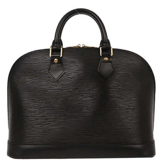 Louis Vuitton Black Epi Alma Handbag M52142
