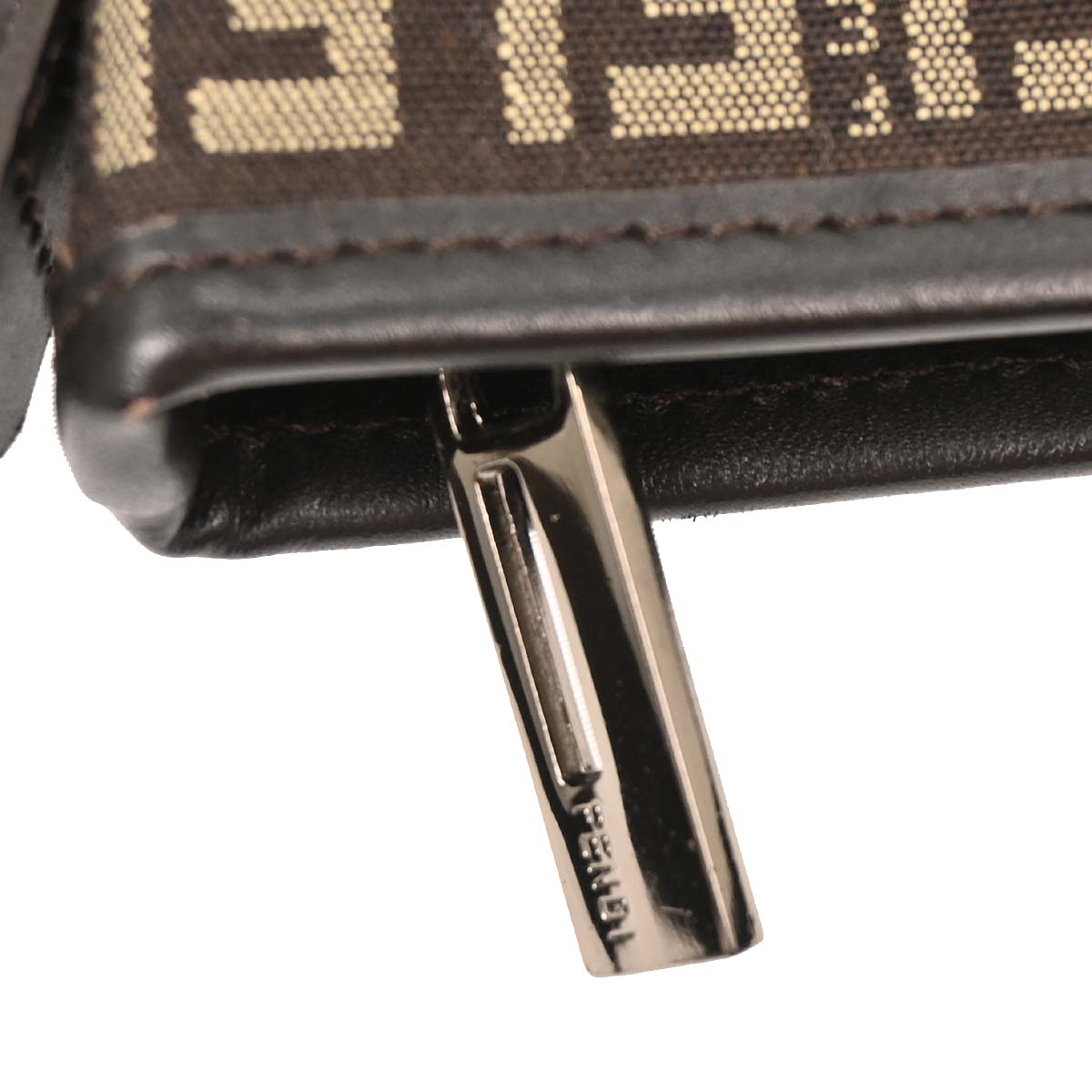 Fendi Brown Zucchino Shoulder Bag