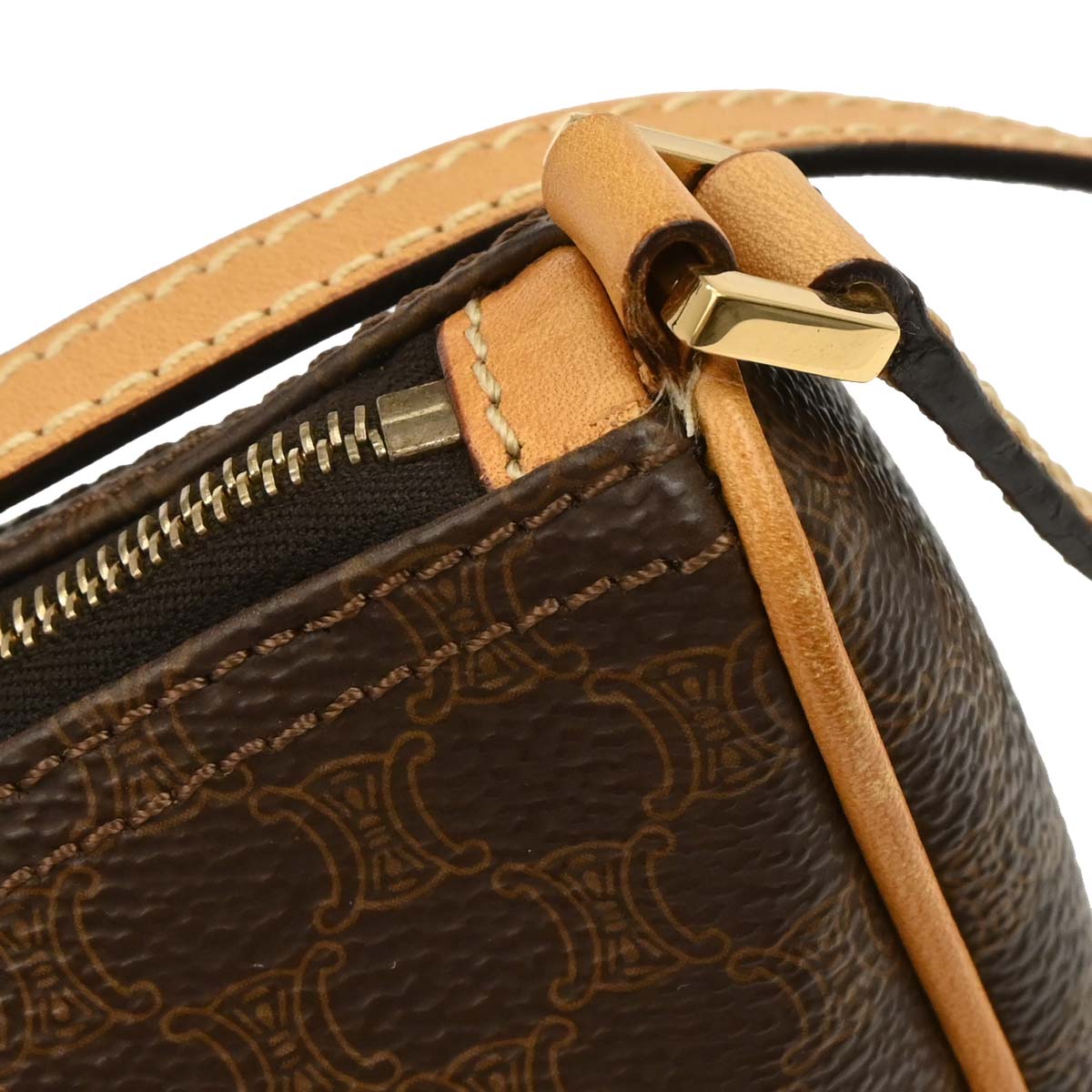 Celine Brown Macadam Handbag