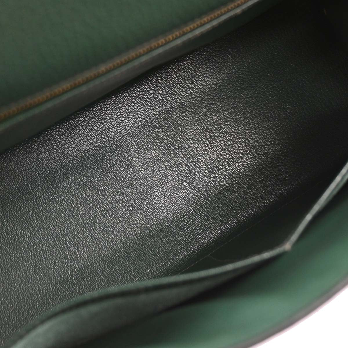 Hermes Vert Ardennes Kelly 32 Sellier Handbag