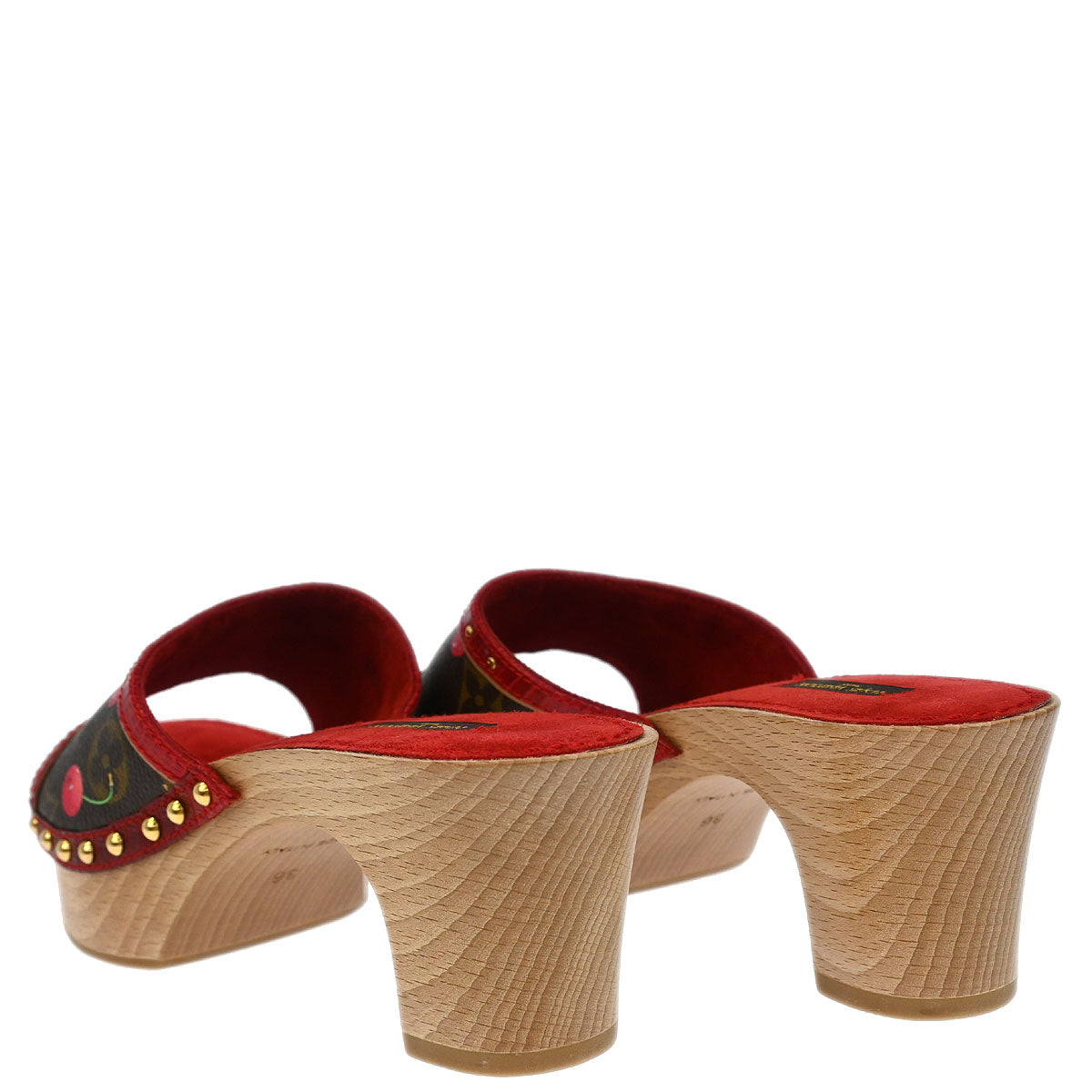 Louis Vuitton * Sandals Shoes Monogram Cherry CL0035 #36